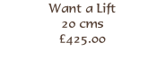 Want a Lift
20 cms
£425.00

